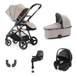 BabyStyle Oyster Gravity+ 5 Piece Travel System With Maxi Cosi Pebble 360 Pro2 Car Seat & Base Stone