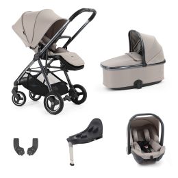 BabyStyle Oyster Gravity+ 5 Piece Travel System With Capsule Car Seat & Base Stone