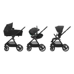 Maxi Cosi Oxford+ Premium Travel System Bundle With Pebble 360 Pro2 Car Seat And Accessories Twillic Black