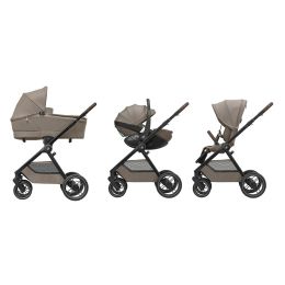 Maxi Cosi Oxford+ Premium Travel System Bundle With Pebble 360 Pro2 Car Seat And Accessories Twillic Truffle