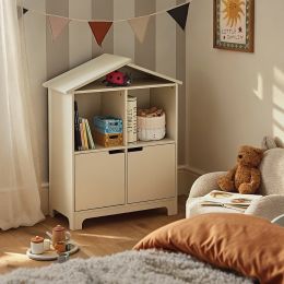 CuddleCo Play House Bookcase Pebble
