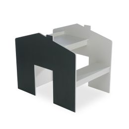 CuddleCo Play House Storage Desk With Bench Pebble
