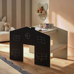 CuddleCo Play House Desk For 2 With Benches Pebble