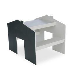 CuddleCo Play House Desk For 2 With Benches Pebble