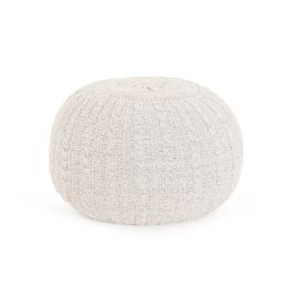 Tutti Bambini Knitted Pouffe Footstool Fresh Cream