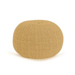 Tutti Bambini Knitted Pouffe Footstool Ochre