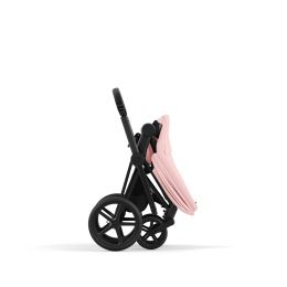 Cybex Priam Pushchair Matt Black Peach Pink