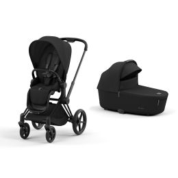 Cybex Priam Pram & Pushchair Matt Black Sepia Black