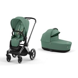 Cybex Priam Pram & Pushchair Chrome Leaf Green