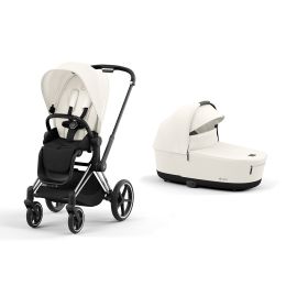 Cybex Priam Pram & Pushchair Chrome Off White