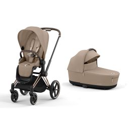 Cybex Priam Pram & Pushchair Rosegold Cozy Beige