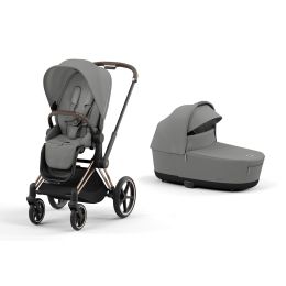Cybex Priam Pram & Pushchair Rosegold Mirage Grey