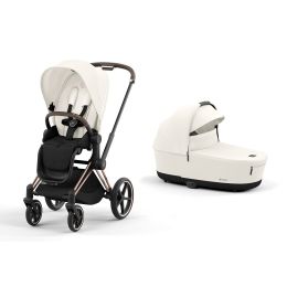 Cybex Priam Pram & Pushchair Rosegold Off White