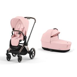 Cybex Priam Pram & Pushchair Rosegold Peach Pink