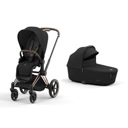 Cybex Priam Pram & Pushchair Rosegold Sepia Black