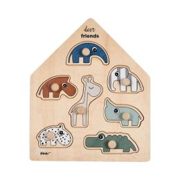 Done By Deer Peg Puzzle Deer friends