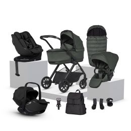 Silver Cross Reef 2 Ultimate Family 360 Car Seat Bundle Pewter