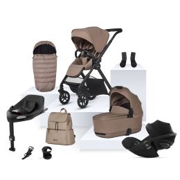 Silver Cross Reef 2 Cybex Cloud G Travel System Bundle Mocha