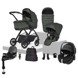 Silver Cross Reef 2 Maxi Cosi Pebble 360 Pro2 Travel System Bundle Pewter
