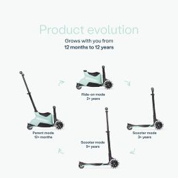 SmarTrike Xtend Ride On Scooter Plus From 12 months to 12 Years Green