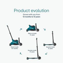SmarTrike Xtend Ride On Scooter Plus From 12 months to 12 Years Teal (X-Display)