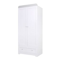 Tutti Bambini Rio Wardrobe White/Dove Grey