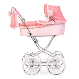 Roma Annie Classic Dolls Pram Pink