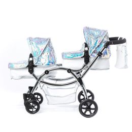 Roma Polly Amy Childs Twin Dolls Pram Mermaid