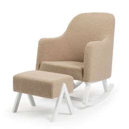 Ickle Bubba Roxby Nursery Chair And Stool Mocha