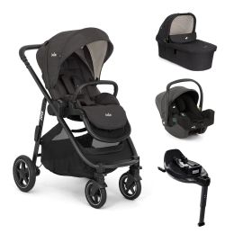 Joie Versatrax On The Go I-Snug 2 Car Seat & Base Bundle Shale