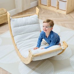Tutti Bambini Scala Montessori Pikler Rocking Frame Cushion Boucle Natural