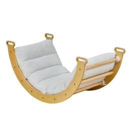 Tutti Bambini Scala Montessori Pikler Arch/Rocking Frame & Cushion Natural