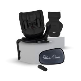 Silver Cross Motion 3 All Size 360 I-Size Car Seat Iconic Black