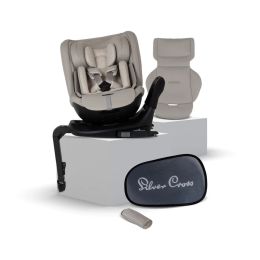 Silver Cross Motion 3 All Size 360 I-Size Car Seat Natural Taupe