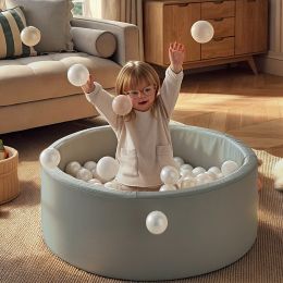 CuddleCo Soft Play Ball Pit With Balls Sea Salt