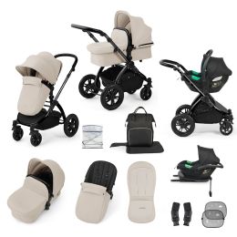 Ickle Bubba Stomp Luxe 12 Piece Cirrus Travel System Bundle Stone