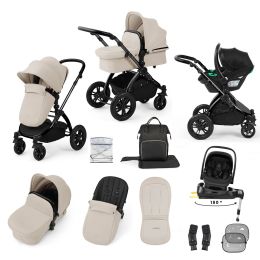 Ickle Bubba Stomp Luxe 12 Piece Nimbus 180° Travel System Bundle Stone