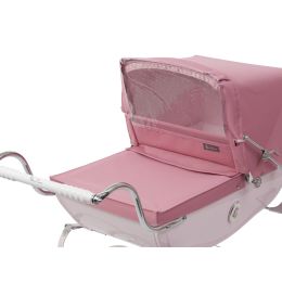 Silver Cross Dolls Pram Rain Shield Rose