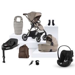 Silver Cross Reef 2 Special Edition Cybex Cloud G Travel System Bundle Frappe