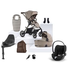 Silver Cross Reef 2 Special Edition Cybex Cloud T Travel System Bundle Frappe
