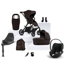 Silver Cross Reef 2 Special Edition Cybex Cloud T Travel System Bundle Ganache