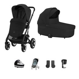 Cybex Talos S Lux 8 Piece Bundle Moon Black