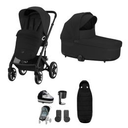 Cybex Talos S Lux 9 Piece Bundle Moon Black