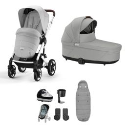 Cybex Talos S Lux 9 Piece Bundle Stone Grey