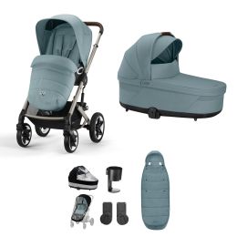 Cybex Talos S Lux 9 Piece Bundle Stormy Blue