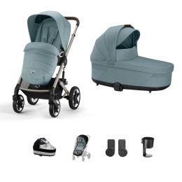 Cybex Talos S Lux 8 Piece Bundle Stormy Blue