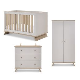 Obaby Thea Cot Bed 3 Piece Room Set Latte