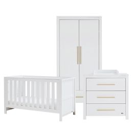 Tutti Bambini Tivoli 3 Piece Room Set White