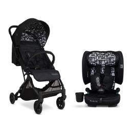 Cosatto Travel Lite Yo Stroller & On The Go I-Size Car Seat Bundle Silhouette