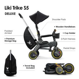 Doona Liki S5 Trike Nitro Black